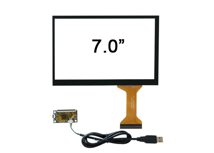 Οθόνη πάνελ αφής PCAP 7 ιντσών με ελεγκτή USB ILITEK ILI2511 για οθόνη 800x480 pixels